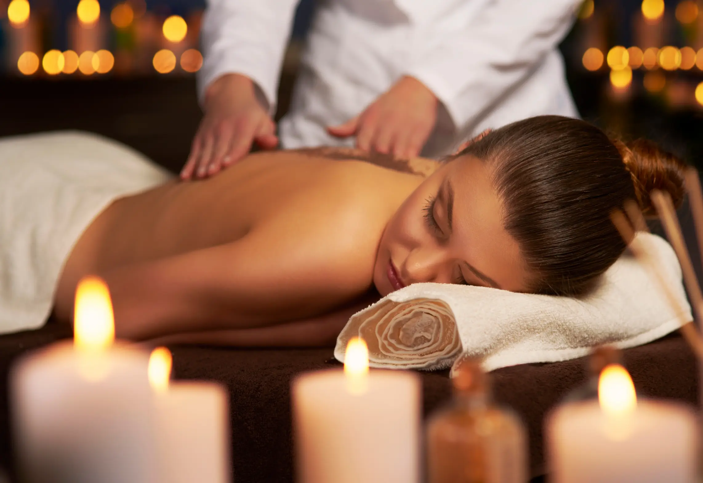 Registered Massage Therapist providing clinical soft tissue therapy at Enspire Physio Calgary